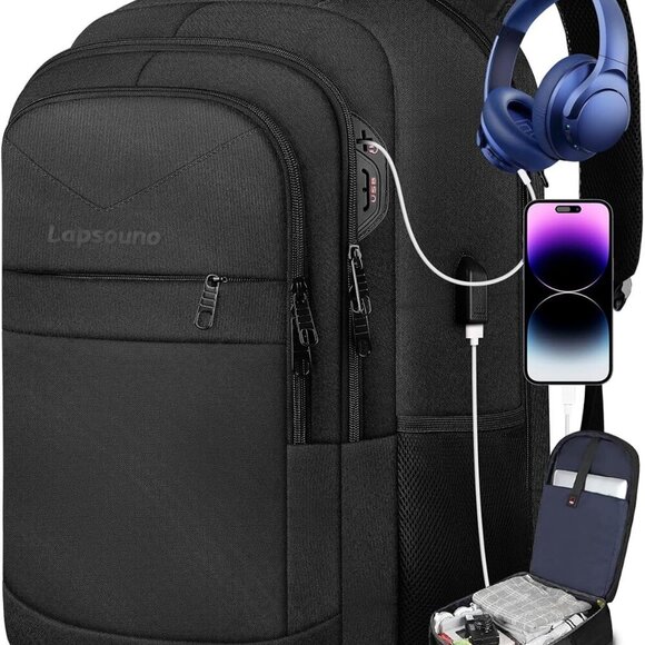 Travel Backpack, Large Carry on Backpack, 17 Inch Laptop Backpack, Big Backpack,